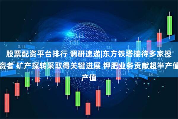 股票配资平台排行 调研速递|东方铁塔接待多家投资者 矿产探转采取得关键进展 钾肥业务贡献超半产值